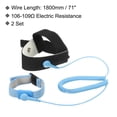 thumbnail image 2 of Unique Bargains 2 Set ESD Anti Static Foot Heel Straps Anti Static Wrist Strap for Grounding Protecting Electronics Against Shock, 2 of 5