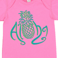 thumbnail image 4 of Inktastic Aloha- with Multicolor Teal Pineapple Boys or Girls Baby Bodysuit, 4 of 5