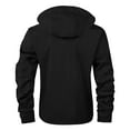 thumbnail image 5 of Mens Winter Jackets Thermal Waterproof Windproof Jacket Hooded Winter Snow Coat with Multiple Pockets Lightweight Solid Color Relaxed Fit Casual Jackets for Men, 5 of 5