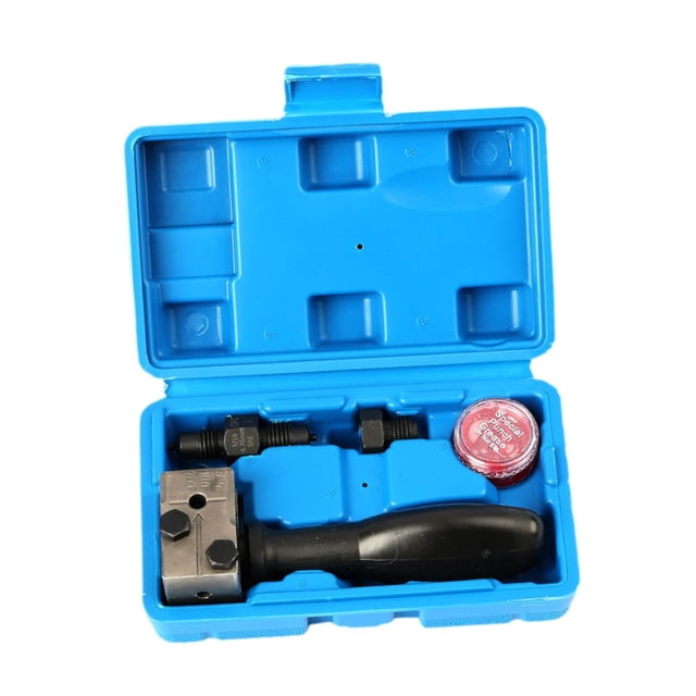 Kit De Herramientas De Abocardado Doble Y Simple De 3/16 De Pulgada Para Líneas De Freno De Automóviles