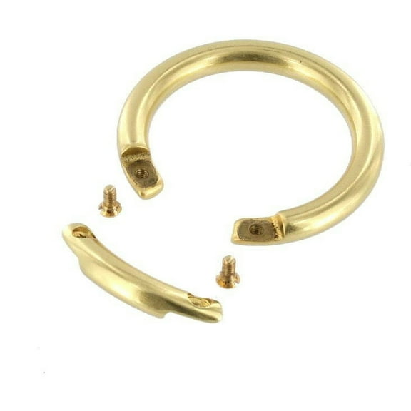 ORS Natural Brass, O-Ring, Opens with Screws, Solid Brass-LL, Multiple Sizes