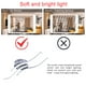 thumbnail image 5 of Lámpara De Techo De Onda Led Lámpara De Techo En Forma De Trifurcado Luces Colgantes Led Minimalistas Modernas 21W 3 Tiras De Led Monstrate HA025649-02, 5 of 5