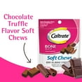 thumbnail image 2 of Caltrate Soft Chews 600 Plus D3 Calcium Vitamin D Supplement, Chocolate Truffle - 60 Count, 2 of 3