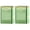 Green, variant on HannLk Sealed Tea Tin Canister Tinplate Empty Loose Tea Box Square Coffee Holder