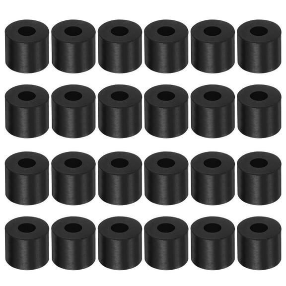 Rubber Spacer 10mm x 25mm x 22mm Anti Vibration Rubber, 24 Pieces