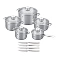 thumbnail image 1 of ZWILLING Focus Pot Set 10 Piece, 18/10 Stainless Steel, 1 of 6