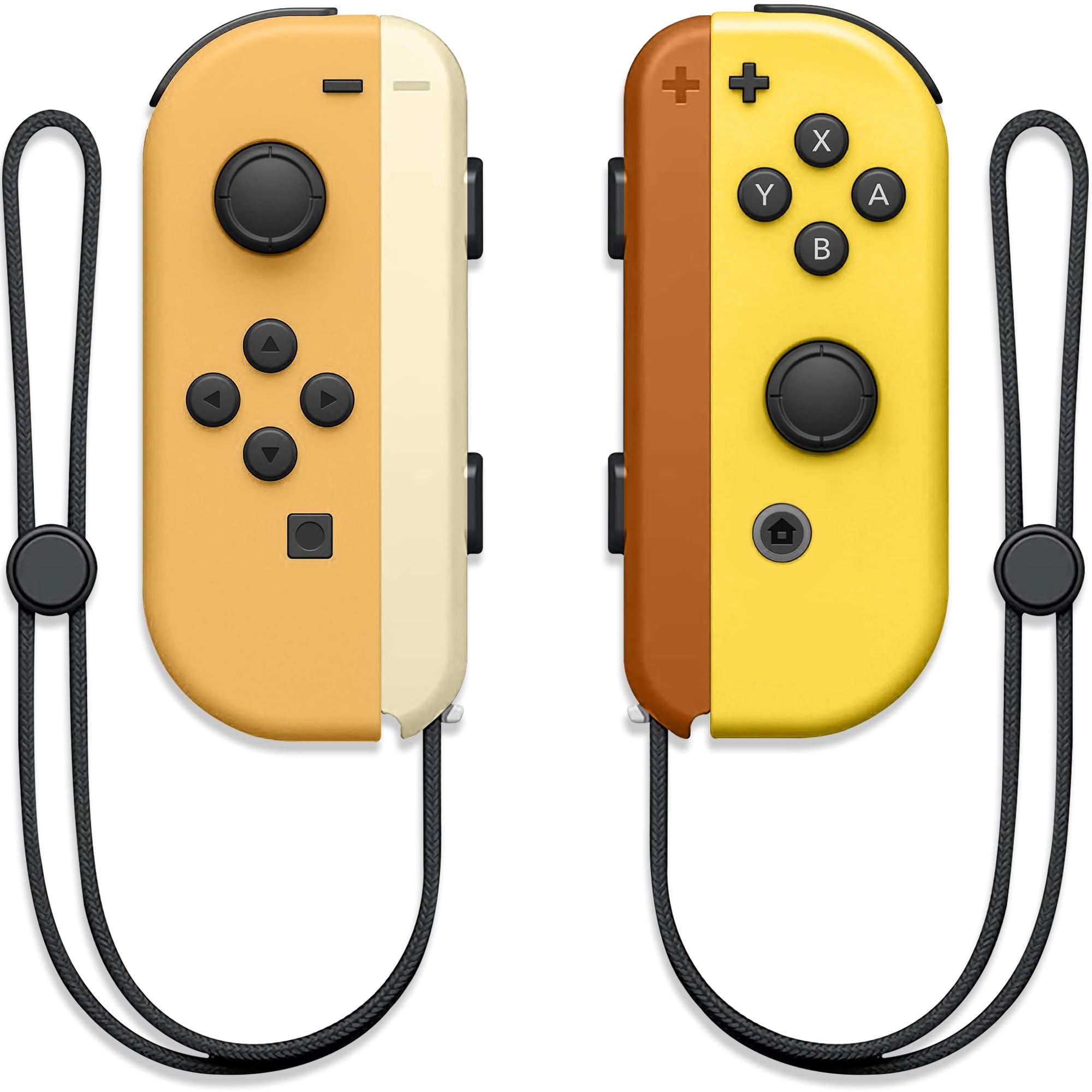 Joypad (L)/(R) for Nintendo Game Controller with Dual Vibration-Yellow
