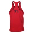 thumbnail image 2 of 5% Nutrition Rich Piana Men's Y-Back Tank Top, One Day You May Red Sleeveless Bodybuilding Gym Shirt, 2 of 4