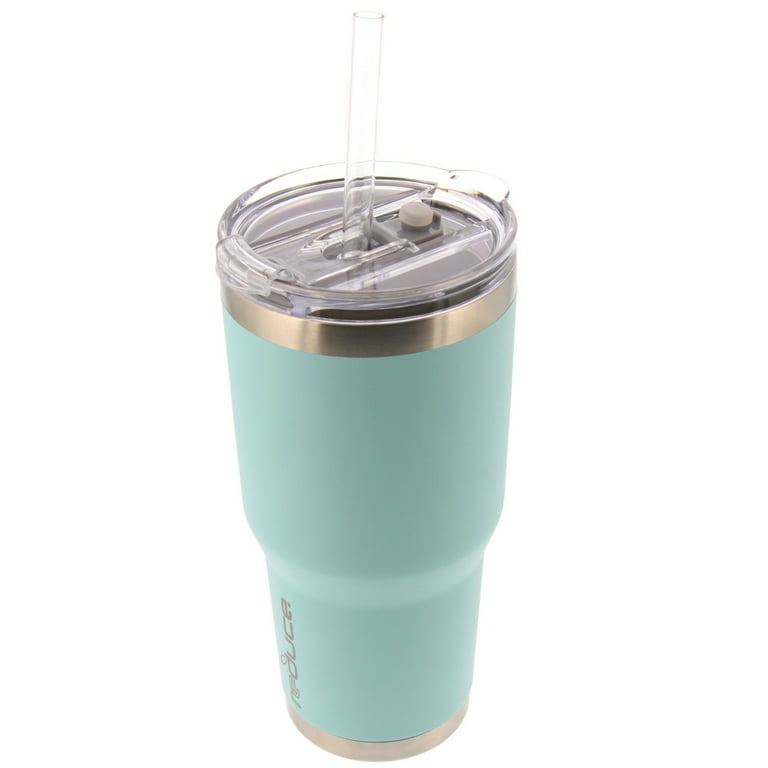 Reduce Tumbler, 34oz – Reduce Cold-1 Tumbler With Lid and Straw – 24 Hours  Cold – Stainless Steel, Sweat-Proof Body – Cupholder Friendly, Perfect for  Water and Coffee – Mint 