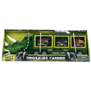 Kid Galaxy Light and Sound Dino Carrier Friction Power Vehicle