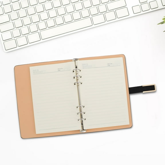 WHAMVOX Blank Journal Notepad Notebook Teachers Notebook Office 23x16.5cm Black