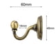 thumbnail image 3 of 2 unids Metal Zinc Aleación Cortina Cortina Holdo Tassel Bareza Lazo Atrás Holder Holder Cortina Accesorio Colgante, 3 of 4