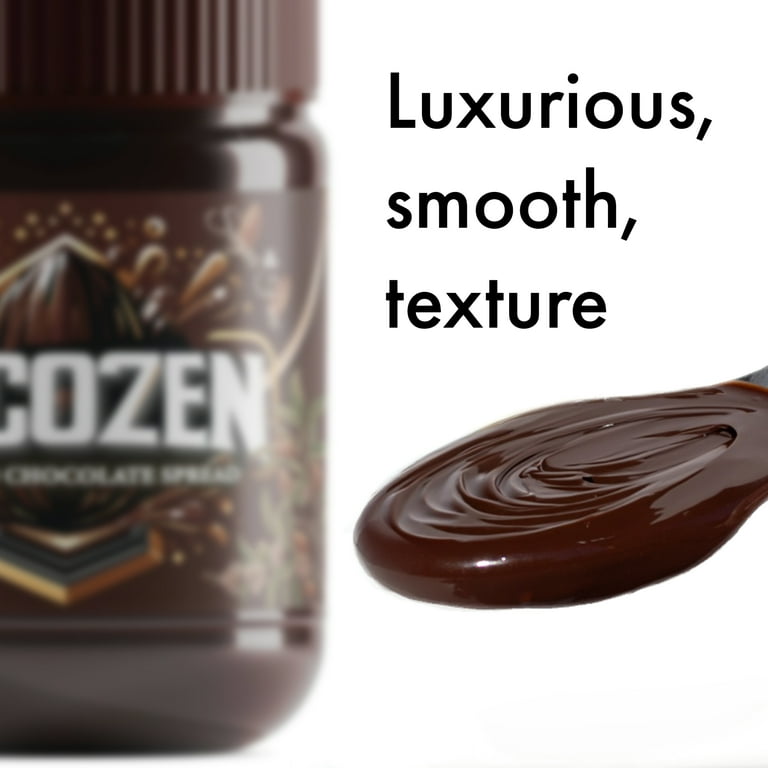KG Food Company, CocoZen Almond Chocolate Spread, 12oz Jar