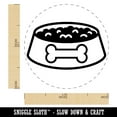 thumbnail image 2 of Dog Food Bowl Rubber Stamp for Scrapbooking Crafting Stamping - Medium 1 Inch, 2 of 7