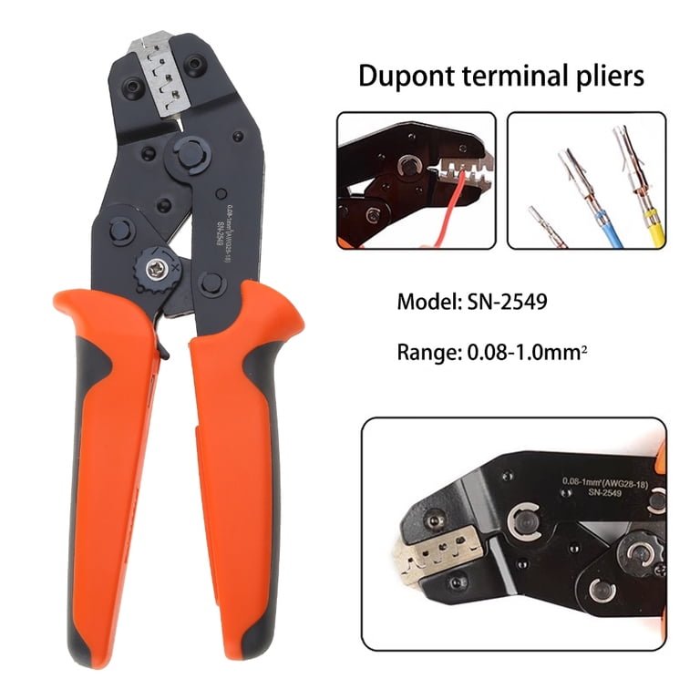 SN-2549 Ratcheting Crimping Plier for PH2.0/XH2.54/2.54/2.8/3.0
