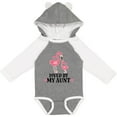 thumbnail image 3 of Inktastic My Aunt Loves Me Flamingo Niece Girls Long Sleeve Baby Bodysuit, 3 of 5