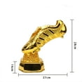thumbnail image 4 of Golden High Heel Football Boot Champion Replica Trophy Top Statue Fans Souvenir Cup Birthday Soccer Player Shoe Crafts, 4 of 4