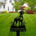 thumbnail image 3 of Handmadetneonsign Great Dane Dog Memorial Metal With Stake, Flandres Metal Name Sign Stake, Dog Metal Stake Decor 45359, 3 of 5