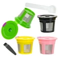 thumbnail image 4 of Milisten 4pcs Reusable Coffee Filter Cups Espresso Maker Filter Refillable Coffee Cups Filter, 4 of 5