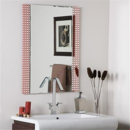 Decor Wonderland Ssm635 Hip To Be Square Frameless Bathroom Hip To Be Square Frameless Bathroom