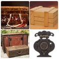 thumbnail image 4 of Shisuyan 10pcs Hasp Latch Wooden Case Latch Replacement Antique Wooden Box Hasp Lock, 4 of 8