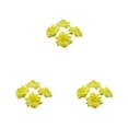 thumbnail image 4 of Wweixi 50pack/lot Stunning Bouquets With Soft Texture And Realistic Appearance Low Maintenence Fiber Wide Application Yellow 4.5cm 3Set, 4 of 6