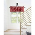 thumbnail image 6 of Happy Valentine''s Day Curtain Valance 54x18in,Romantic Love Kitchen Valances for Windows,Bohemian Rod Pocket Curtain,Hearts Seamless Short Curtains Window Treatment for Bedroom Bathroom Living Room, 6 of 6