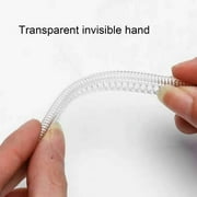 Ring Size Adjuster - 5pcs Clear Ring Sizer Adjuster for Loose Rings, Spiral Silicone Tightener Set, Invisible Ring Guards