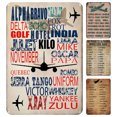 thumbnail image 1 of Letrero Hojalata Avión Metal Pintura Hierro Rectangular Del 20x30cm 4 Uds., 1 of 9