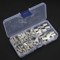 thumbnail image 4 of Accessoires de Câblage, 60pcs Silver SC Buckle Terminal de Pièces Électriques Élégant et Moderne, 4 of 8
