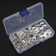 thumbnail image 4 of Terminal de tubo BuyWeek Kit de terminales de piezas eléctricas con hebilla SC plateada 60 piezas, 4 of 8