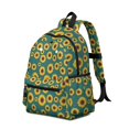 thumbnail image 2 of Sunflower Blue Pattern Cute School Backpack with Padded Back and Adjustable Shoulder Straps 13.4"x11"x4.7", 2 of 5