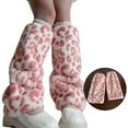 thumbnail image 2 of GRABLOOM Women's Fuzzy Leg Warmers Warm Winter Leg Covers for Costume Parties Festivals, 2 of 7