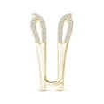 thumbnail image 3 of ANGARA Natural Diamond Wavy Ring Wrap in 14K Yellow Gold for Women (Size-1mm | Color-H | Clarity-SI2) | April Birthstone, Birthday, Anniversary, Jewelry Gift for Women | Natural Diamond Ring, 3 of 10