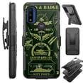 thumbnail image 1 of Compatible with Motorola Moto G Pure (2021) | Motorola Moto G Power (2022) Hybrid Luxguard Holster Phone Case Cover (Military Logo), 1 of 1