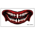 thumbnail image 2 of SPOORYYO 2023 New Halloween Prank Makeup Temporary Halloween Clown Horror Mouth Stickers Removable And Realistic Temporary Kit, Halloween Makeup Props, 2 of 3