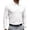White, variant on Men's Breeze Polo Shirt Long Sleeve Golf Shirts Quick Dry Lightweight Button Casual Collared Shirts, L