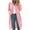 Pink, variant on LYXSSBYX Plus Size Winter Coats for Women Fashion Women's Zipper V-Neck Pullover Tops Long Sleeve Hooded Blouse Coat