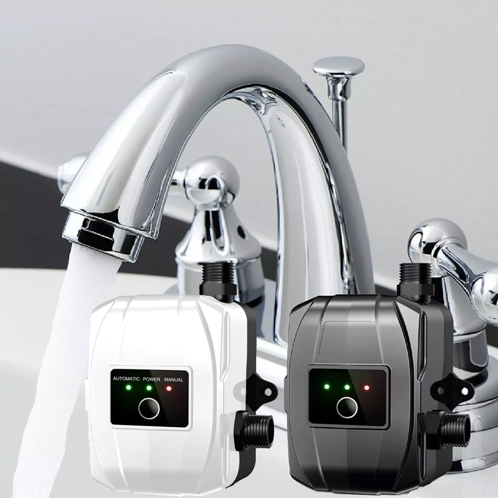 Booster Pump for Low Water Pressure Water Pump 24V 150W Auto Pressure Controller White