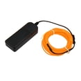 thumbnail image 1 of 4 Metros/13 Pies Neón EL Cable Tira Amarillo Luz Resplandor para Coche Interior, 1 of 1