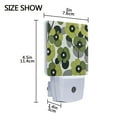 thumbnail image 4 of Yayeee LED Night Light for The Home Plug in With Light Sensors 2 Pack, Gray Floral, 4 of 6