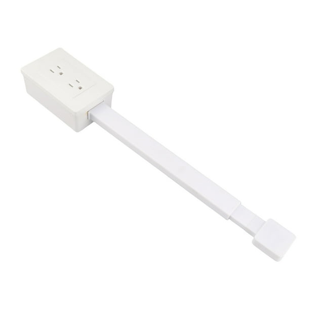 Extensor De Salida De Múltiples Enchufes, 3 Puntas Eléctricas De 3 Puntas Power Strip 22 A 34 Pulgadas Extensión De 180 Grados Base Giratoria Protector De Pared Cargador Para La