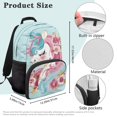 thumbnail image 7 of Aplkyhs Horse Flower School Backpack for Boys Girls Ages 6-18 Large Capacity Multi Compartment Ergonomic Padded Adjustable Straps for Elementary Middle High School Daily Use, 7 of 7