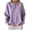 Purples, variant on Tsesme Women’s Striped Sweatshirt - Round Neck Button Pullover Tops - Long Sleeve Relaxed Fits Fall Fashion Sweatshirt Tops