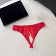 thumbnail image 4 of Underwear for women seamless panties – Solid color one-piece breathable thong underwear for women, soft and high stretch invisible panties with silk crotch, 4 of 4