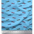 thumbnail image 1 of Soimoi Rayon Fabric Race Car Shirting Print Fabric by The Yard 42 Inch Wide, 1 of 1