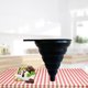 thumbnail image 2 of Embudo plegable Wosthever de silicona para Cocina y Comedor Color negro, 2 of 6