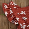 thumbnail image 4 of Falda Vestido mameluco para niñas pequeñas, 2 uds., monos fruncidos, vestido, ropa de bebé a la moda Ygjytge Naranja T 3/6M para Niña, 4 of 8