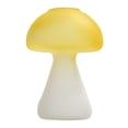 thumbnail image 1 of Frosted Red Mushroom Vase Yellow Brown Stable For Home Living Room Creative Glass Crafts Decor, 1 of 21