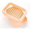 thumbnail image 2 of Caja de jabón de plástico, jabonera doble de plástico para el baño del hogar, soporte para jabón, experiencia incomparable, 2 of 3